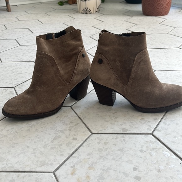 Paul Green microsuede waterproof booties - Picture 3 of 5